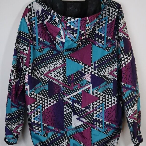 Reason Brand 80's 90's Retro Style Windbreaker M - Picture 8 of 8